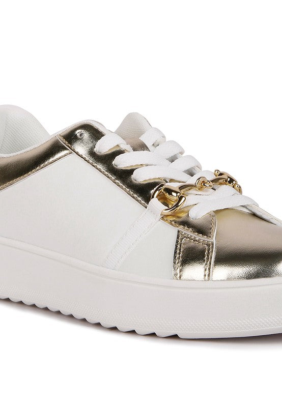 The Meghan faux leather sneakers