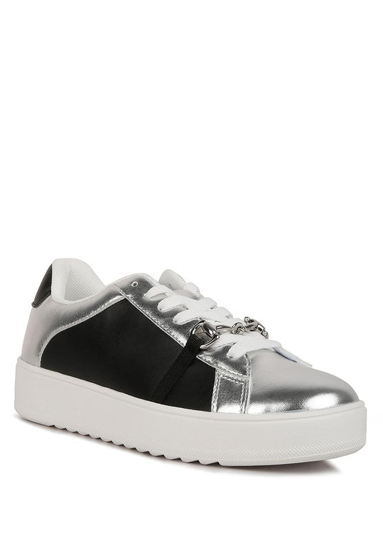 The Meghan faux leather sneakers