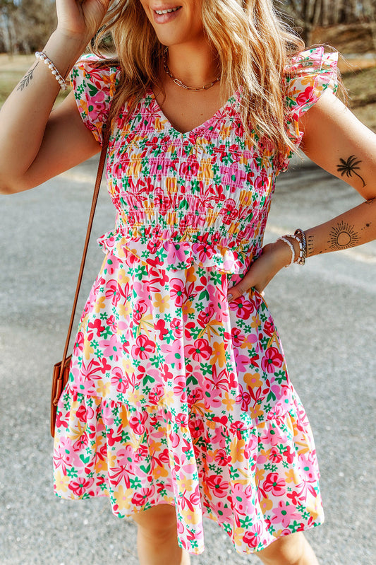 Sunday Smiles Smocked Dress